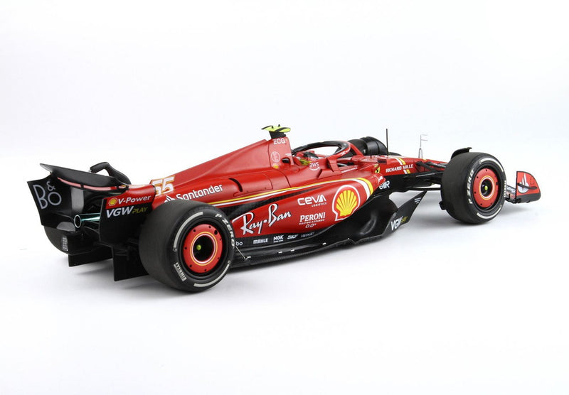 ギャラリービューアに画像をロードする, 【予約】Ferrari SF24 オーストラリアGP 2024 ダイキャスト ポリフォームパッケージ C.サインツ ウィナー/ BBR 1/18 ミニカー