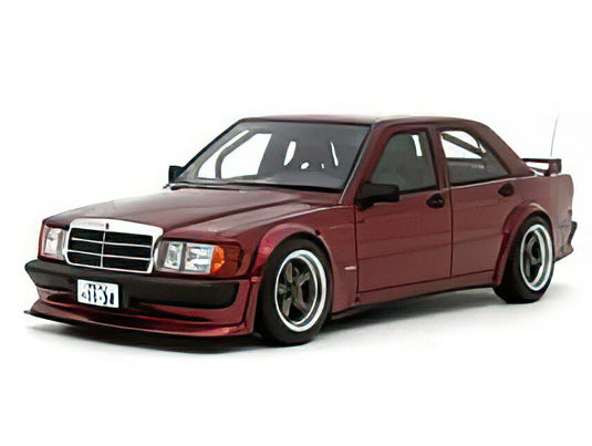 MERCEDES BENZ 190E 2.5 16V RAHUWELT REPUBLIK 1984 RED/OTTO 1/18ミニカー
