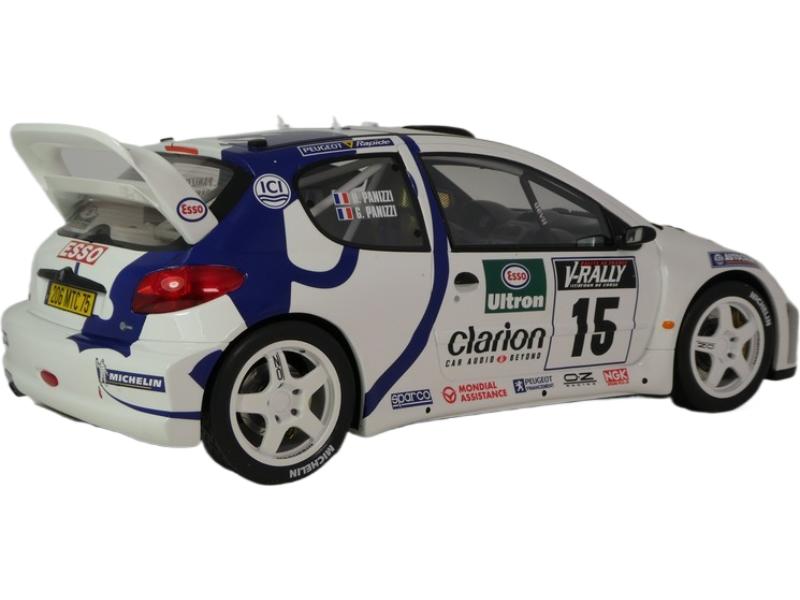 ギャラリービューアに画像をロードする, プジョー 206 WRC 1999/ OTTO 1/12 ミニカー