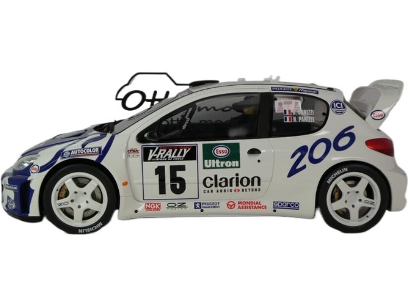 ギャラリービューアに画像をロードする, プジョー 206 WRC 1999/ OTTO 1/12 ミニカー