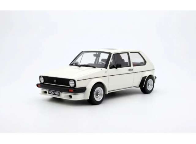ギャラリービューアに画像をロードする, 1982 Volkswagen Golf GTI Mk1 ABT レジンシリーズ white/OTTO 1/18ミニカー 2000台限定