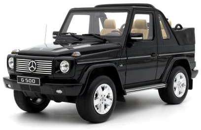 2007 メルセデスベンツ G500 Convertible Resin series obsidian black metallic/ OTTO 1/18 ミニカー