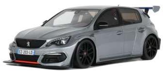 プジョー 308 RC ByFactory Resin series Gris Artense 2020 グレー/ OTTO 1/18 ミニカー