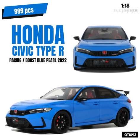 2022 ホンダ シビック Type R Resin racing/boost blue pearl/ OTTO 1/18 ミニカー