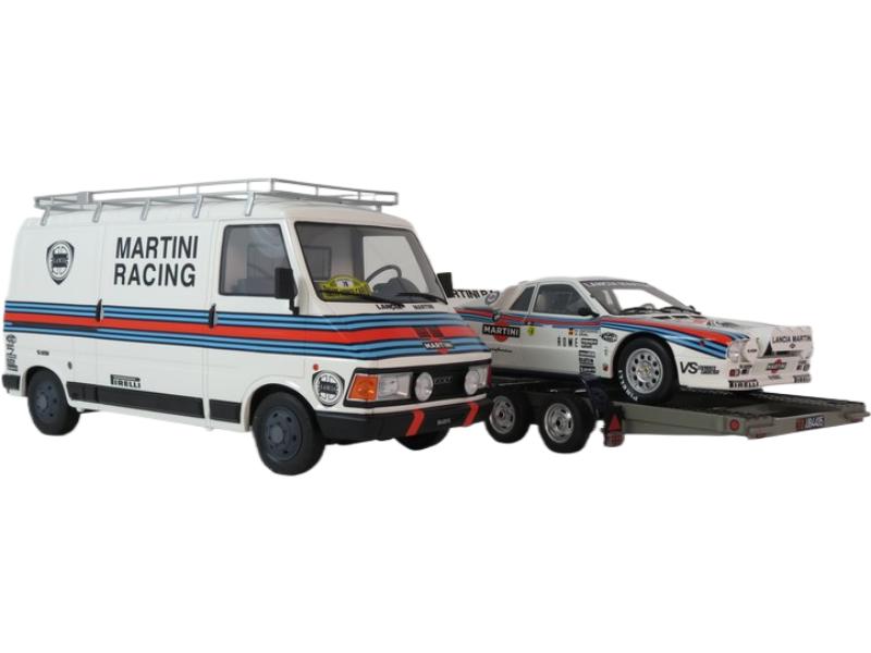 ギャラリービューアに画像をロードする, フィアット 242 ランチア 037 Gr.B 1983 セット/ OTTO 1/18 ミニカー