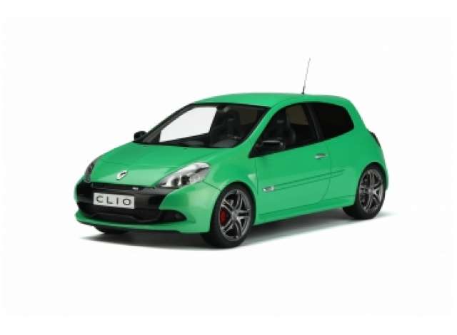 ギャラリービューアに画像をロードする, 2011 Renault Clio 3 Ph. 2 RS レジンシリーズ alien green/OTTO 1/18ミニカー 2000台限定
