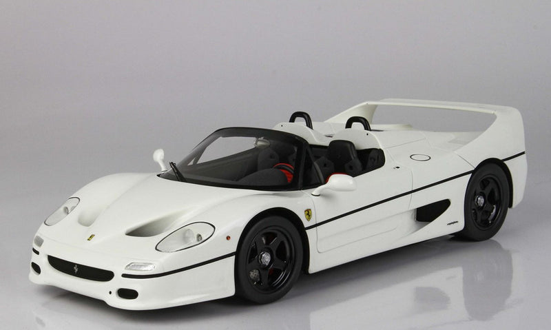 ギャラリービューアに画像をロードする, Ferrari F50 Coupe 1995 Spider VersionBianco Avus Ruote Race/BBR 1/18ミニカー