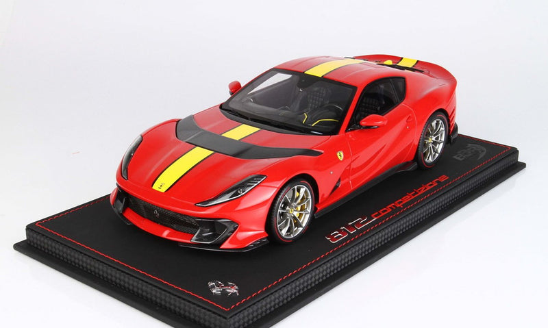 ギャラリービューアに画像をロードする, Ferrari 812 Competizione 2021Rosso Corsa 322/BBR 1/18ミニカー