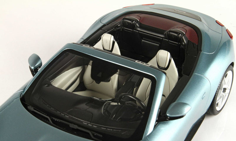 ギャラリービューアに画像をロードする, Ferrari Roma Spider Tetto ApertoCeleste Trevi Metallizzato/BBR 1/18ミニカー