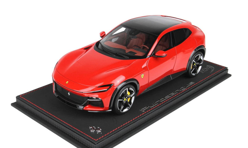 ギャラリービューアに画像をロードする, Ferrari Purosangue Tetto PanoramicoRosso Corsa 322/BBR 1/18ミニカー