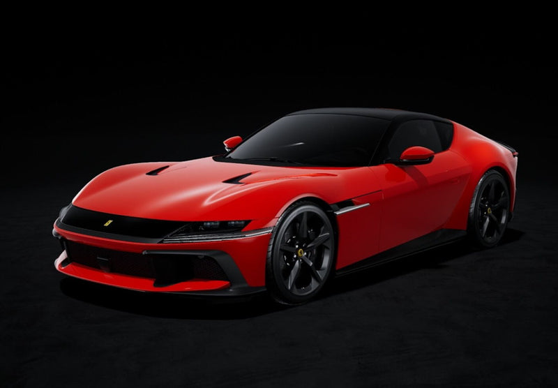 ギャラリービューアに画像をロードする, 【予約】2025年発売予定FERRARI 12 CILINDRI COUPE V12 830cv 2024 ROSSO CORSA RED/BBR 1/18ミニカー 200台限定