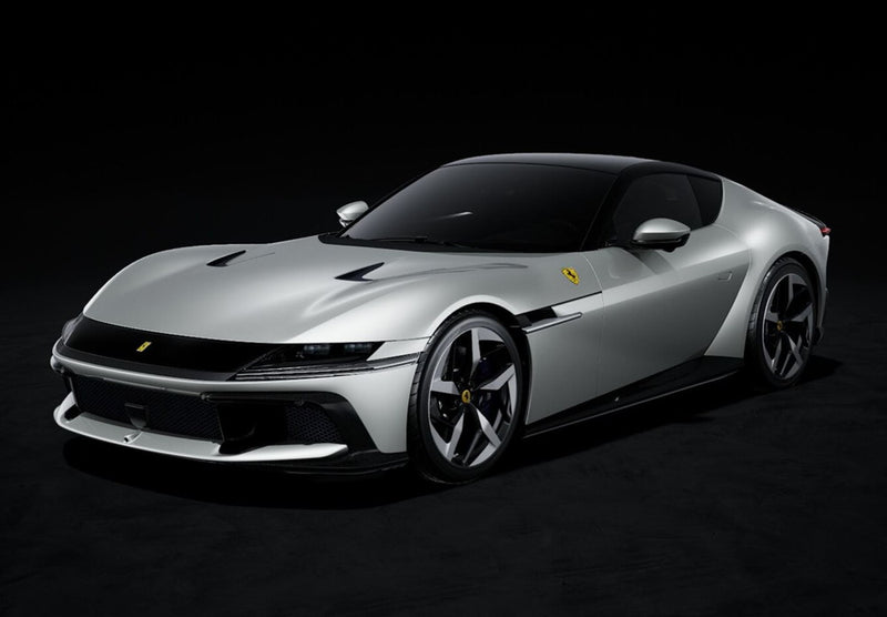 ギャラリービューアに画像をロードする, 【予約】2025年発売予定FERRARI 12 CILINDRI COUPE V12 830cv 2024 ARGENTO NURBURGRING SILVER/BBR 1/18ミニカー 48台限定