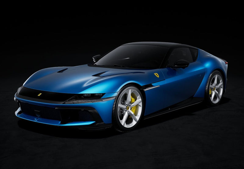 ギャラリービューアに画像をロードする, 【予約】2025年発売予定FERRARI 12 CILINDRI COUPE V12 830cv 2024 BLU CORSA BLUE/BBR 1/18ミニカー 48台限定