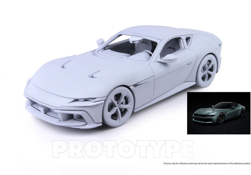 ギャラリービューアに画像をロードする, 【予約】2025年発売予定FERRARI 12 CILINDRI COUPE V12 830cv 2024 CELESTE TREVI LIGHT BLUE MET/BBR 1/18ミニカー 48台限定
