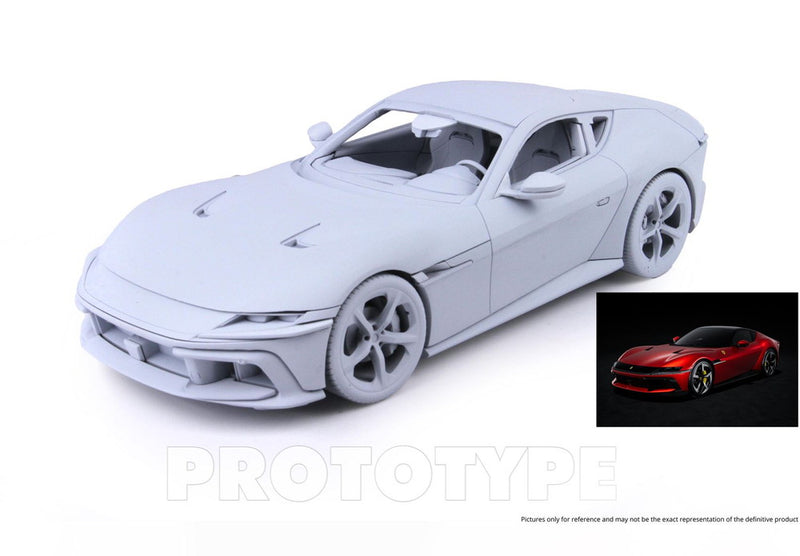 ギャラリービューアに画像をロードする, 【予約】2025年発売予定FERRARI 12 CILINDRI COUPE V12 830cv 2024 ROSSO IMOLA RED MET/BBR 1/18ミニカー 200台限定