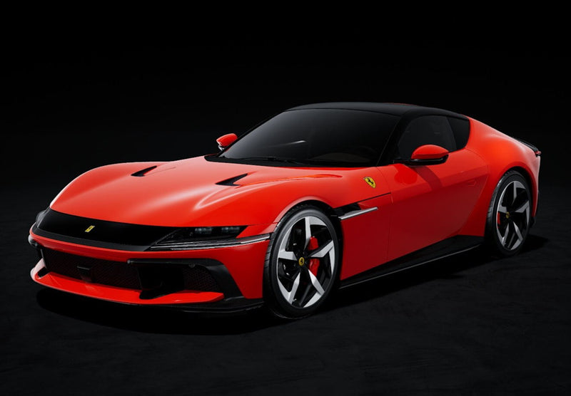 ギャラリービューアに画像をロードする, 【予約】2025年発売予定FERRARI 12 CILINDRI COUPE V12 830cv 2024 ROSSO F 1 2007 RED MET/BBR 1/18ミニカー 48台限定