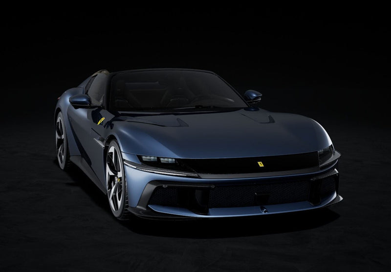 ギャラリービューアに画像をロードする, 【予約】2025年発売予定FERRARI 12 CILINDRI V12 830cv SPIDER OPEN 2024 BLU ROMA BLUE/BBR 1/18ミニカー 48台限定