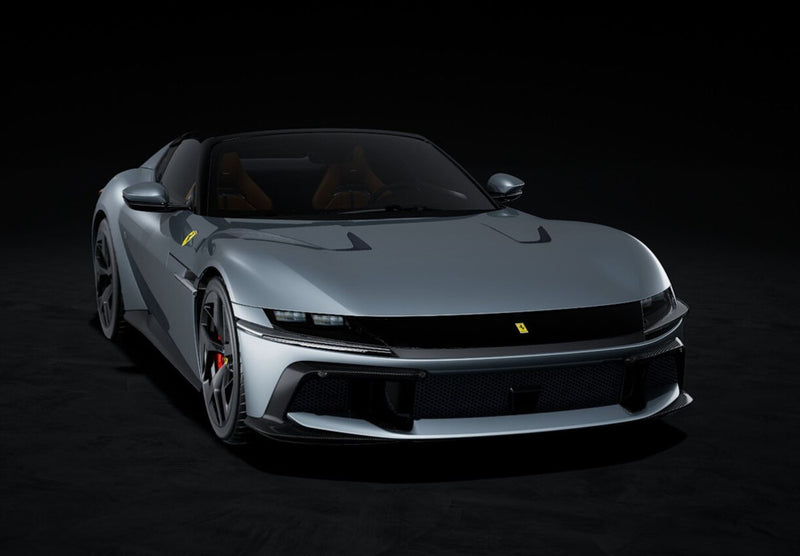 ギャラリービューアに画像をロードする, 【予約】2025年発売予定FERRARI 12 CILINDRI V12 830cv SPIDER OPEN 2024 GRIGIO TITANIO GREY/BBR 1/18ミニカー 48台限定