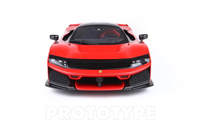 ギャラリービューアに画像をロードする, 【予約】2025年発売予定FERRARI F80 2024 SILVER RIMS ROSSO CORSA RED BLACK/BBR 1/18ミニカー