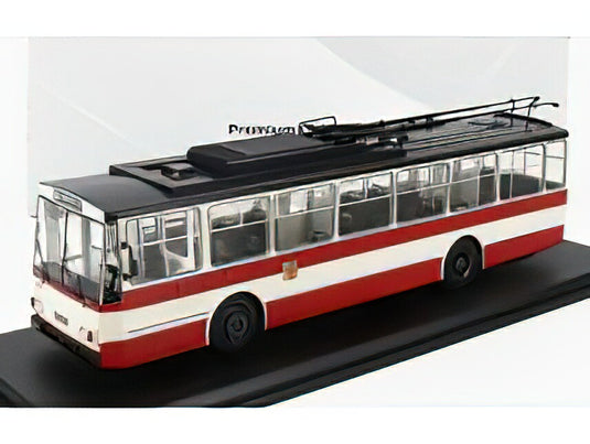 SKODA 14TR AUTOBUS FILOBUS TRASPORTO PUBBLICO 1972 CREAM RED/PREMIUM CLASSIXXS 1/43ミニカー