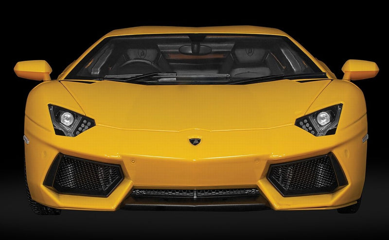 ギャラリービューアに画像をロードする, 【予約】LAMBORGHINIランボルギーニ AVENTADOR LP700-4 2011 - YELLOW /Pocher 1/8 モデルキットミニカー