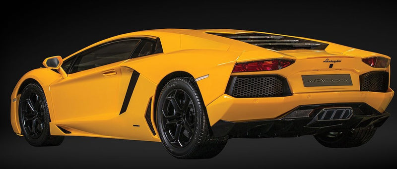 ギャラリービューアに画像をロードする, 【予約】LAMBORGHINIランボルギーニ AVENTADOR LP700-4 2011 - YELLOW /Pocher 1/8 モデルキットミニカー