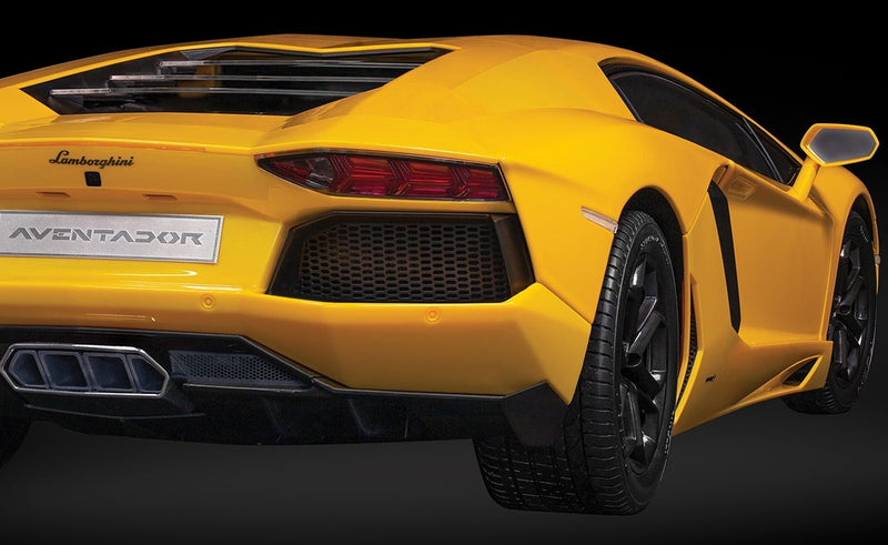 ギャラリービューアに画像をロードする, 【予約】LAMBORGHINIランボルギーニ AVENTADOR LP700-4 2011 - YELLOW /Pocher 1/8 モデルキットミニカー