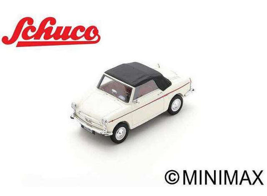 1960 Autobianchi Eden Roc ホワイトミニカー/ Schuco1/18
