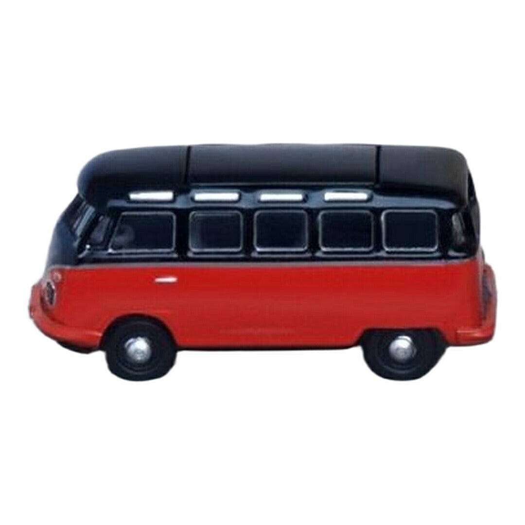 1/43 schuco ミニカー　シュコー　フォルクスワーゲンT1 2台セット フォルクスワーゲン T1 サンバ レッド/ブラック 1/87 シュコー