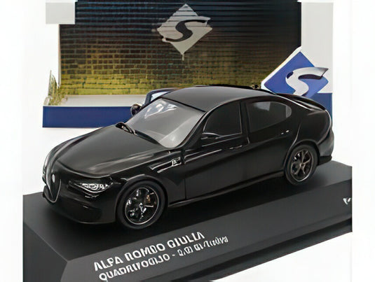 Alfa Romeo Giulia Quadrifoglio 2.9l Bi-Turbo 2019 ブラック/ SOLIDO 1/43 ミニカー
