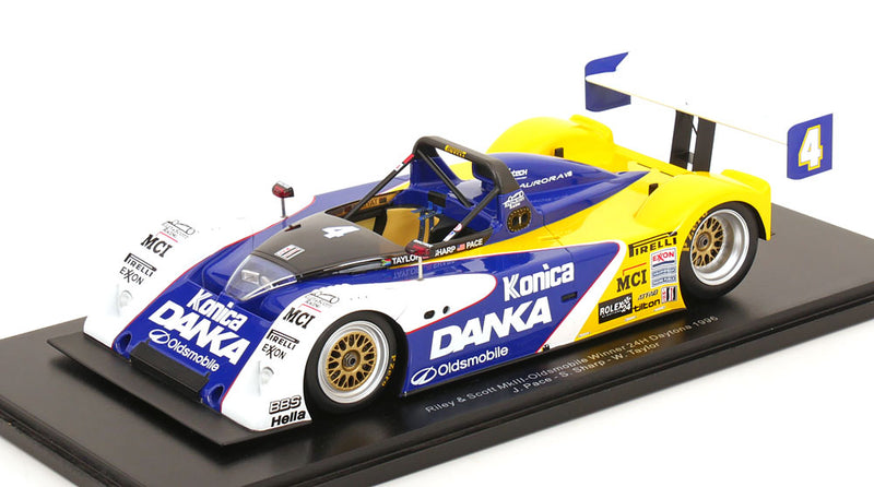 ギャラリービューアに画像をロードする, Riley & Scott MK III Oldsmobile デイトナ24時間優勝 Pace Sharp Taylor 1996 ケース付/ Spark 1/18 ミニカー