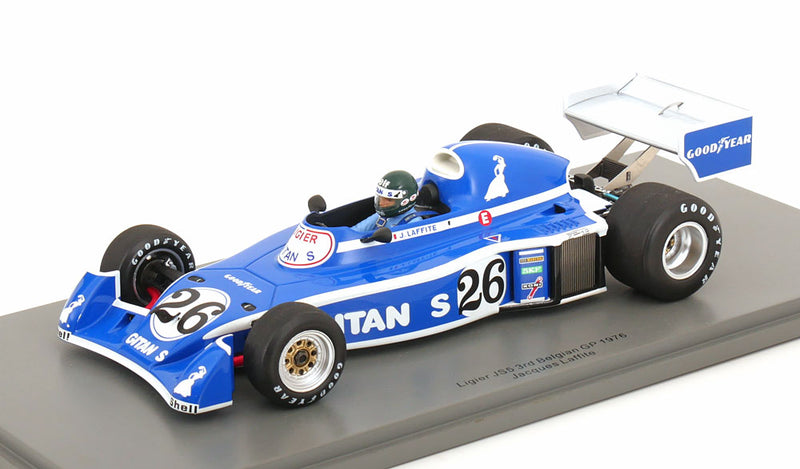 ギャラリービューアに画像をロードする, Ligier JS5 ベルギーGP Laffite 1976 ケース付/ Spark 1/18 ミニカー