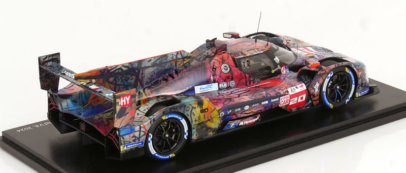 ギャラリービューアに画像をロードする, BMW M Hybrid V8 No.20 ルマン24時間 Art Car Julie Mehretu Frijns Rast van der Linde 2024 ケース付 BMW特別モデル/ Spark 1/18 ミニカー