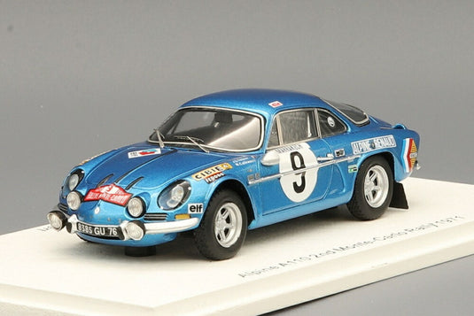 ALPINE A110 9号車 ラリーモンテカルロ 1971 2位 J-L.Th?rier M.Callewaert/ Spark 1/43 ミニカー