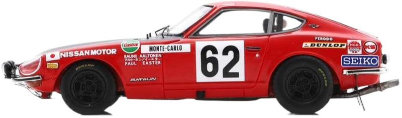 ギャラリービューアに画像をロードする, Datsun 240 Z 62号車 ラリーモンテカルロ 1971 R.Aaltonen P.Easter/ Spark 1/43 ミニカー