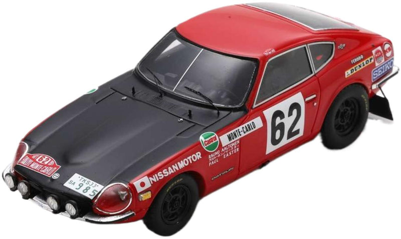 ギャラリービューアに画像をロードする, Datsun 240 Z 62号車 ラリーモンテカルロ 1971 R.Aaltonen P.Easter/ Spark 1/43 ミニカー