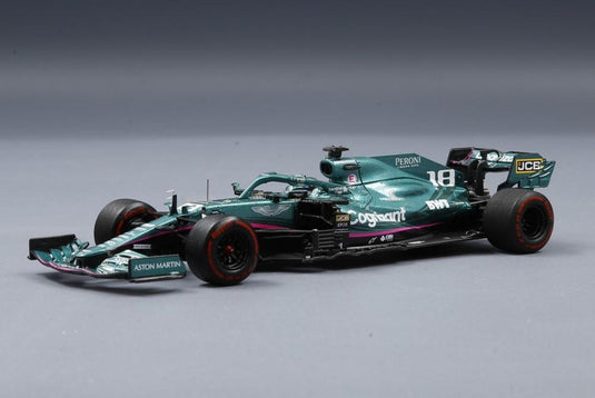 Aston Martin AMR21 18号車 アブダビGP 2021 Lance Stroll 100GP記念/ Spark 1/43 ミニカー