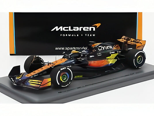 マクラーレン - F1 MCL60 チームマクラーレン N81 アブダビGP2023 オスカー・ピアストリ - オレンジブルーブラック / Spark 1/43 ミニカー