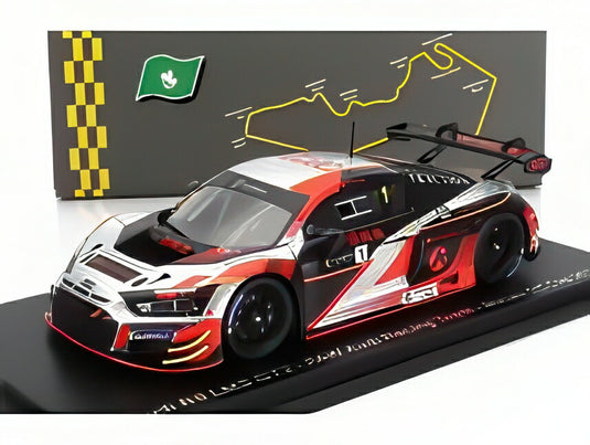 アウディ - R8 LMS GT3 チーム FAW アウディレーシングチーム No.1 GTカップ マカオ2022 チェン・コンフー - ホワイト オレンジ ブラック/ Spark 1/43 300台限定ミニカー