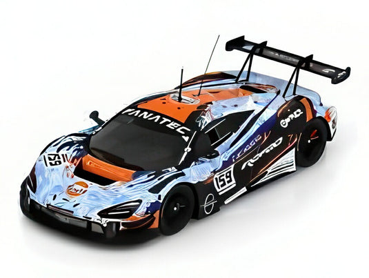 【予約】McLAREN 720S GT3 EVO Garage59 No.159 2023 スパ24時間 ライトブルー オレンジ Spark 1/43 300台限定