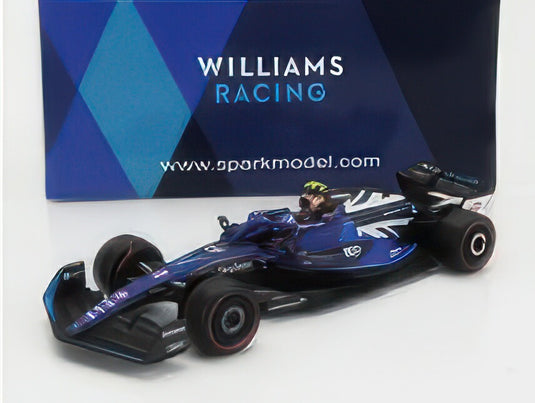 WILLIAMS F1 FW45 TEAM WILLIAMS RACING N 2 (800th GP) BRITISH GP 2023 LOGAN SARGEANT BLUE/SPARK-MODEL 1/64ミニカー