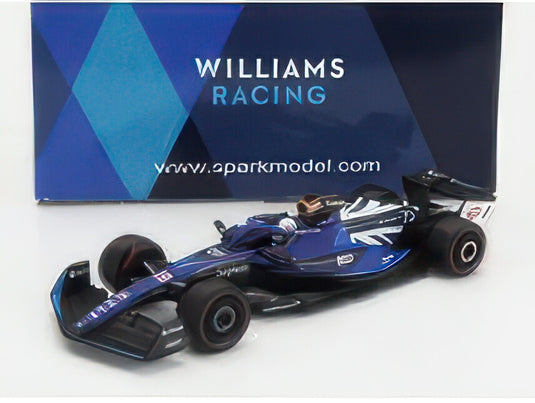 WILLIAMS F1 FW45 TEAM WILLIAMS RACING N 23 (800th GP) BRITISH GP 2023 ALEXANDER ALBON BLUE/SPARK-MODEL 1/64ミニカー
