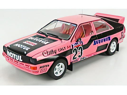 AUDI QUATTRO A1 N 23 FRENCH RALLYCROSS 1987 C.CALY PINK BLACK/Sun Star 1/18ミニカー