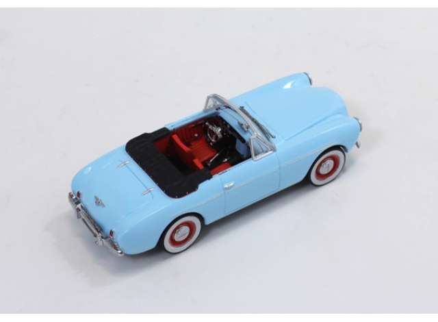 ギャラリービューアに画像をロードする, 1955 Volvo P1900 コンバーチブル ライトブルー レッドインテリア レッドリム ホワイトウォールタイヤミニカー/ TRIPLE91/43 1008台限定