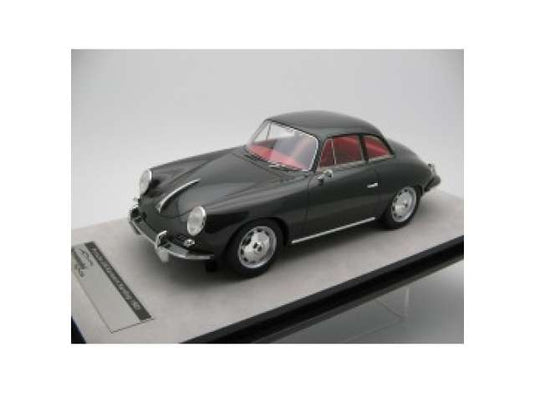 1961 Porsche 356 Karmann Hardtop, dark grey/Tecnomodel 1/18ミニカー