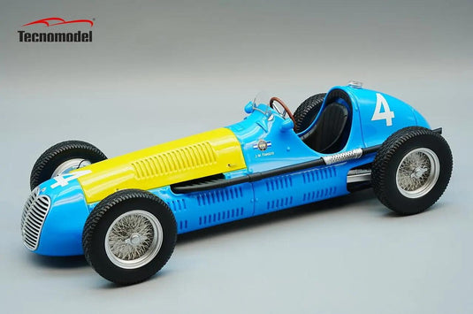MASERATI F1 4 CLT Winner Pau GP 1949 (J-M. Fangio)/TECNOMODEL MYTHOS 1/18ミニカー