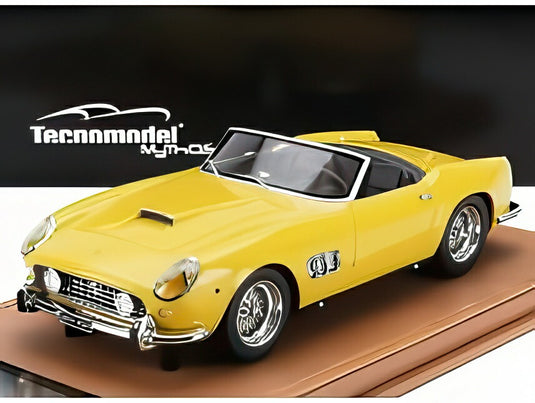 フェラーリ 250 GT SWB カリフォルニア スパイダー 1960 ジャッロ モデナ イエロー/ Tecno 1/18 30台限定ミニカー