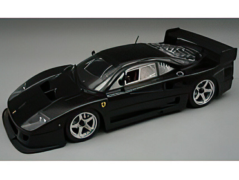 ギャラリービューアに画像をロードする, Ferrari F40 LM 1996 プレスバージョン グロスブラック 5スポーク シルバーリム/ Tecno 1/18