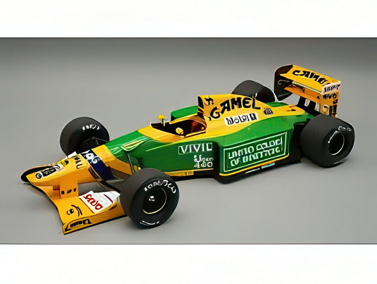 【予約】12月以降発売予定ベネトン F1 B192 フォード N 19 ベルギー スパGP 優勝 1992 ミハエル シューマッハ イエロー グリーン/ Tecno 1/18 ミニカー