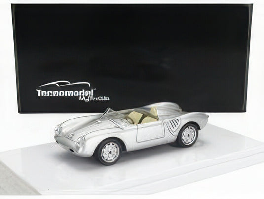 PORSCHE 550A プレスバージョン 1957 シルバー/ Tecno 1/43 60台限定ミニカー